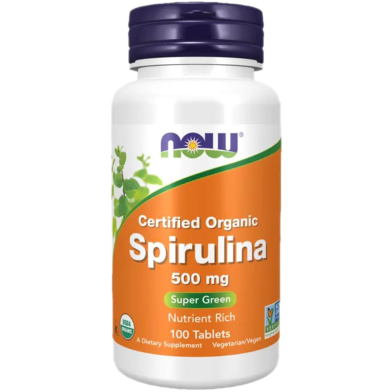 Now Foods Spirulina - 100 Tabs-500 mg