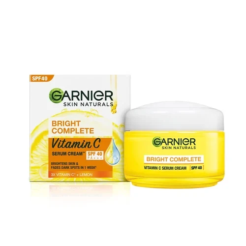 Garnier Bright Vitamin C Serum Cream SPF 40+
