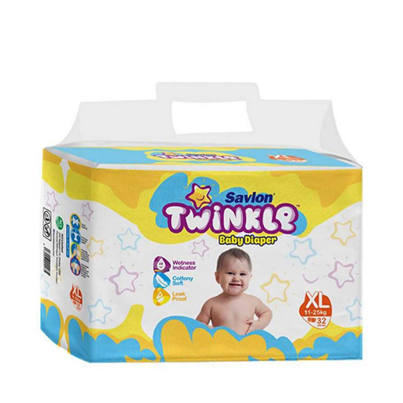 Savlon Twinkle Baby Belt Diaper Size XL 11-25 Kg