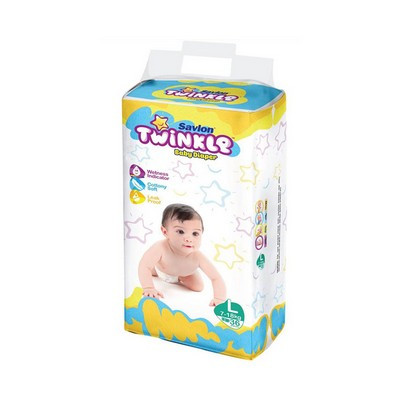 Savlon Twinkle Baby Belt Diaper Size L 7-18 kg
