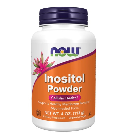 NOW Supplements, Inositol Powder, Neurotransmitter Signaling*, Cellular Health*, 4-Ounce