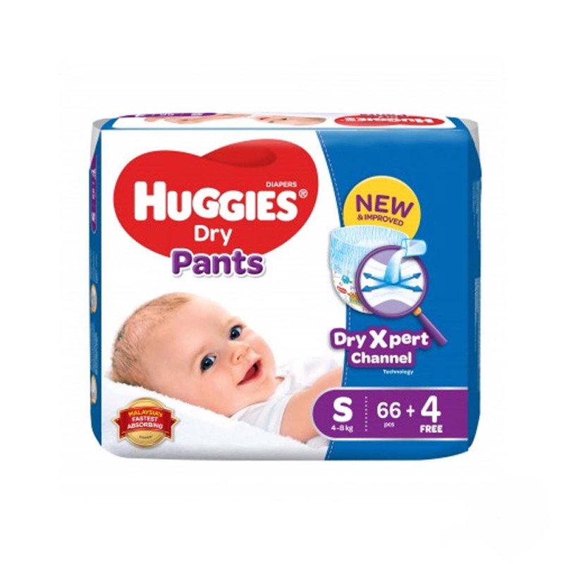 Huggies Dry Pants Size S(4-8kg)