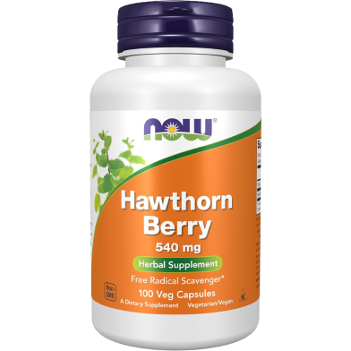 Now Hawthorn Berry 540 mg 100 Veg Capsules