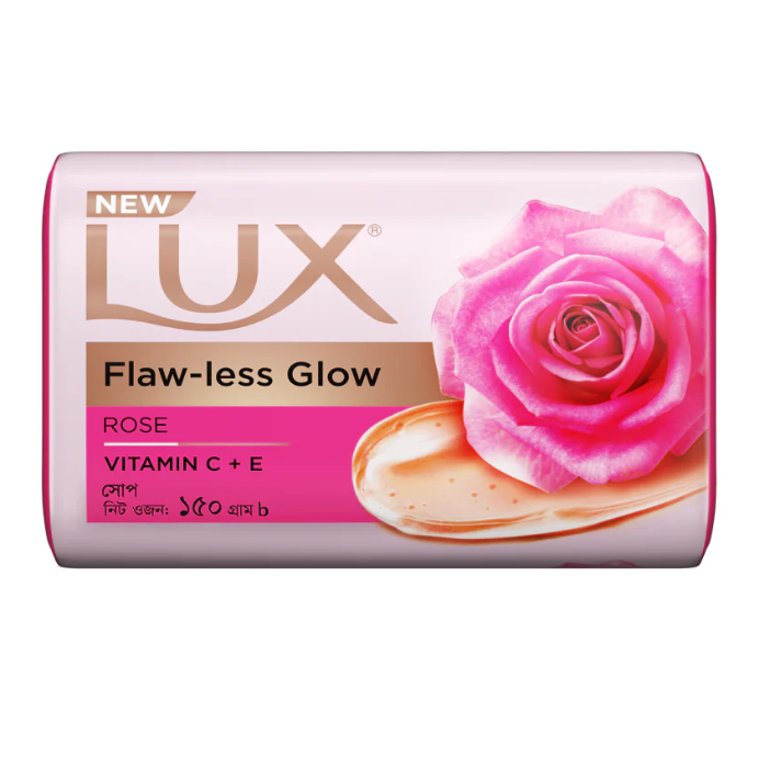 Lux Flaw-Less Glow Rose & Vitamin C + E Soap
