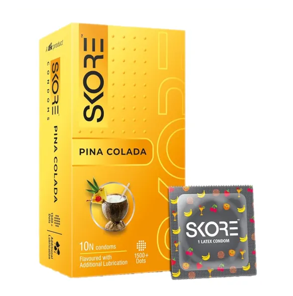Skore Condom Pina Colada Flavour