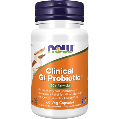NOW Clinical GI Probiotic 60 Veg Capsules