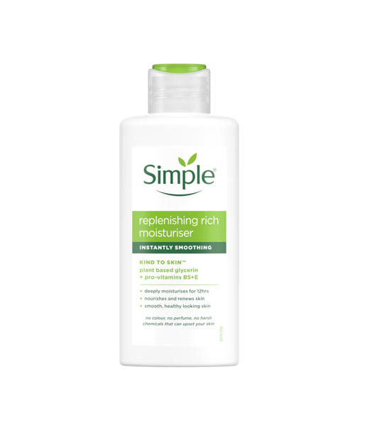 Simple Replenishing Rich Moisturiser for All Skin Types