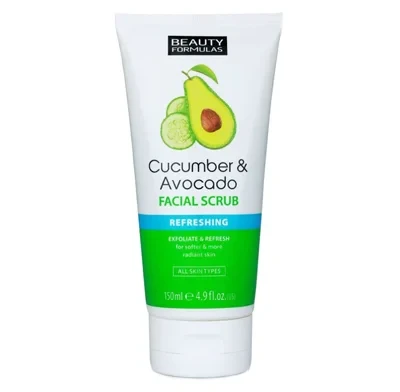 Beauty Formulas Cucumber & Avocado Facial Scrub