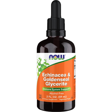 NOW Echinacea and Goldenseal Glycerite 59 ml