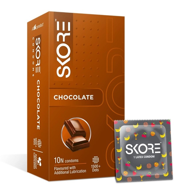 Skore Condom Chocolate Flavour