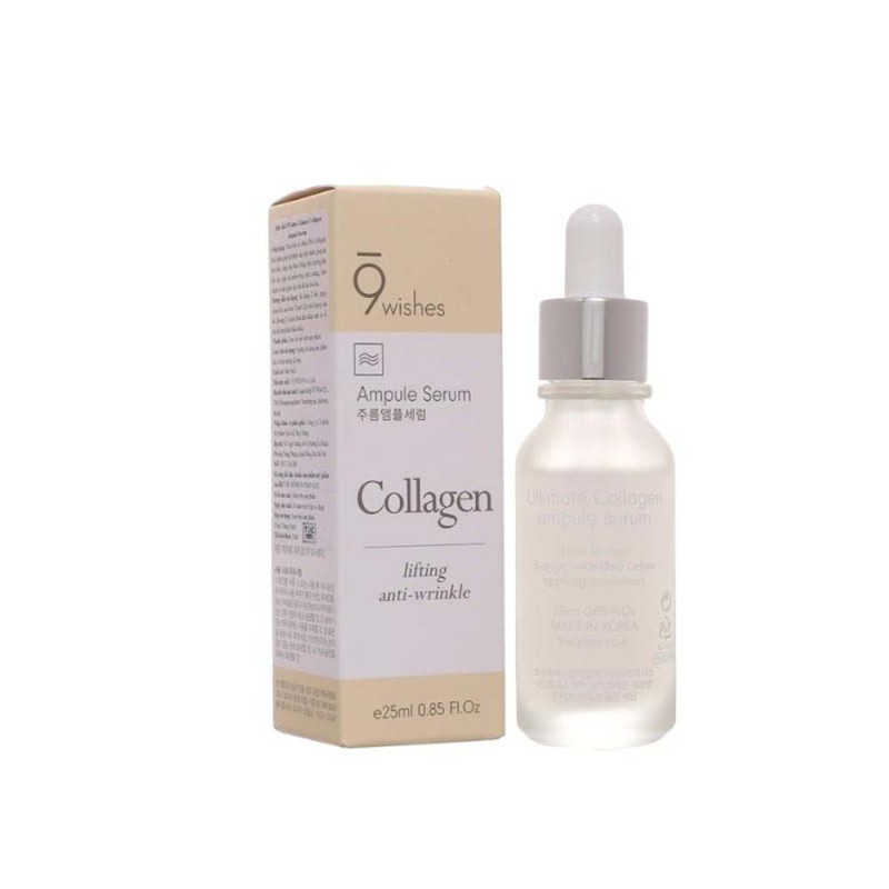 9 Wishes Collagen Lifting Anti-wrinkle Ampule Serum