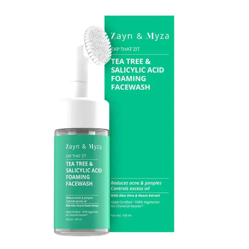 Zayn & Myza Tea Tree & Salicylic Acid Foaming Facewash For Women