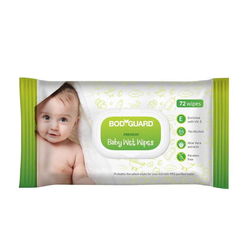 Bodyguard Baby Wet Wipes
