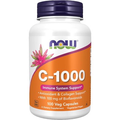 Now Food Vitamin C-1000 100 Vg Capsules